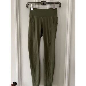 Gilly Hicks khaki green legggings S
